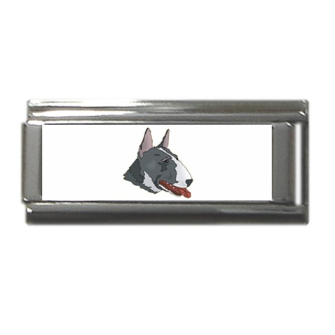 Bull Terrier Superlink Italian Charm (9mm) from ArtsNow.com Front