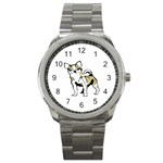 Chihuahua Sport Metal Watch