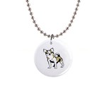 Chihuahua 1  Button Necklace