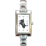 Chihuahua Rectangular Italian Charm Watch