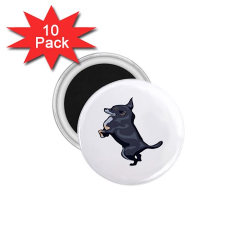 Chihuahua 1.75  Magnet (10 pack)  from ArtsNow.com Front