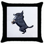 Chihuahua Throw Pillow Case (Black)