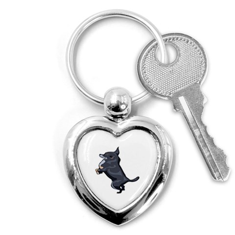 Chihuahua Key Chain (Heart) from ArtsNow.com Front