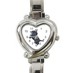 Chihuahua Heart Italian Charm Watch