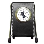 Chihuahua Pen Holder Desk Clock