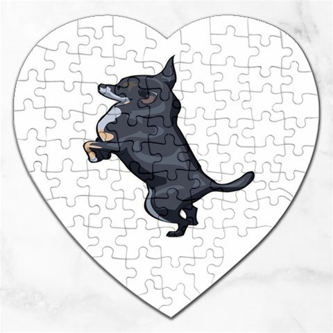 Chihuahua Jigsaw Puzzle (Heart) from ArtsNow.com Front