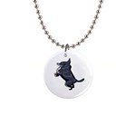 Chihuahua 1  Button Necklace