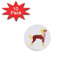 Chinese Crested 1  Mini Button (10 pack) 