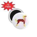 Chinese Crested 1.75  Magnet (10 pack) 