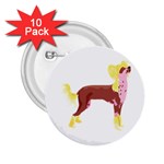 Chinese Crested 2.25  Button (10 pack)