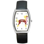 Chinese Crested Barrel Style Metal Watch