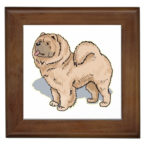 Chow Chow Framed Tile from ArtsNow.com Front