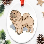 Chow Chow Ornament (Oval)