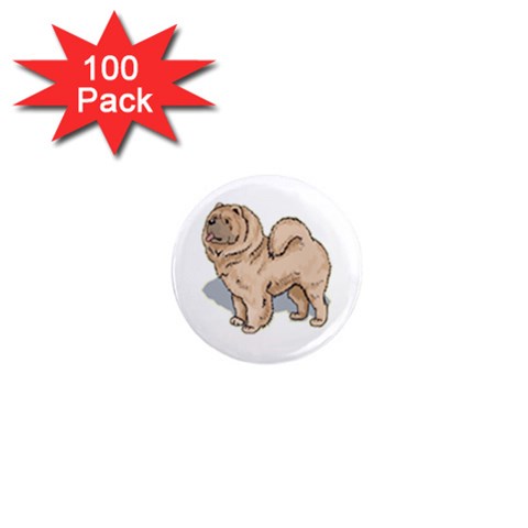 Chow Chow 1  Mini Magnet (100 pack)  from ArtsNow.com Front