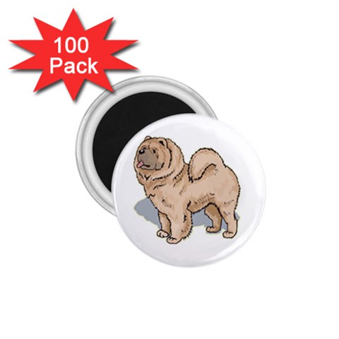 Chow Chow 1.75  Magnet (100 pack)  from ArtsNow.com Front