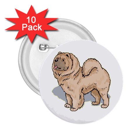 Chow Chow 2.25  Button (10 pack) from ArtsNow.com Front