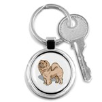 Chow Chow Key Chain (Round)