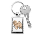 Chow Chow Key Chain (Rectangle)