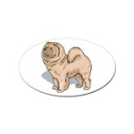 Chow Chow Sticker (Oval)