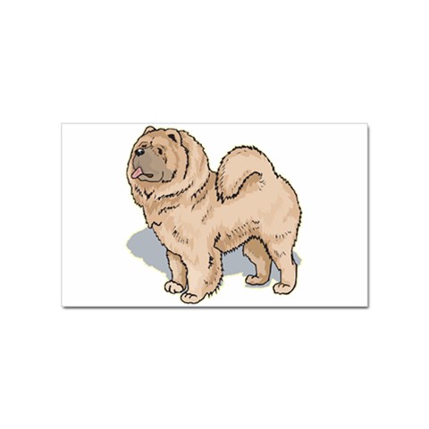 Chow Chow Sticker (Rectangular) from ArtsNow.com Front