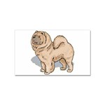 Chow Chow Sticker (Rectangular)