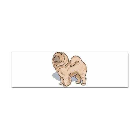 Chow Chow Sticker (Bumper) from ArtsNow.com Front