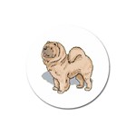 Chow Chow Magnet 3  (Round)