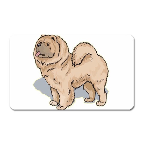 Chow Chow Magnet (Rectangular) from ArtsNow.com Front