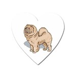 Chow Chow Magnet (Heart)