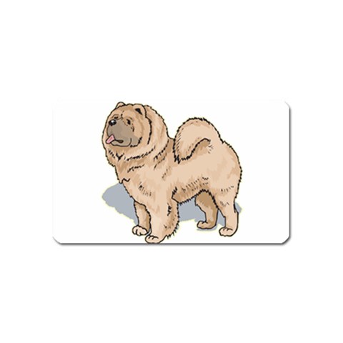 Chow Chow Magnet (Name Card) from ArtsNow.com Front