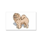 Chow Chow Sticker Rectangular (10 pack)