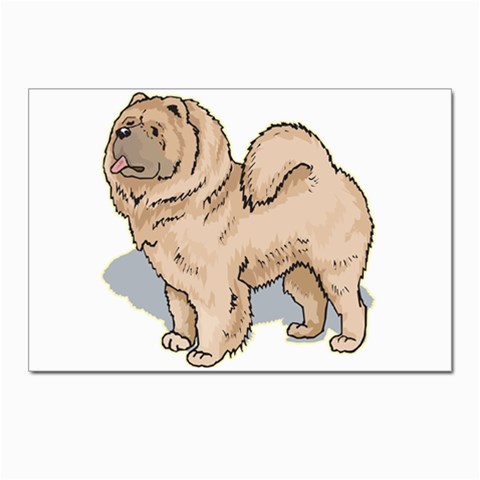 Chow Chow Postcard 4 x 6  (Pkg of 10) from ArtsNow.com Front