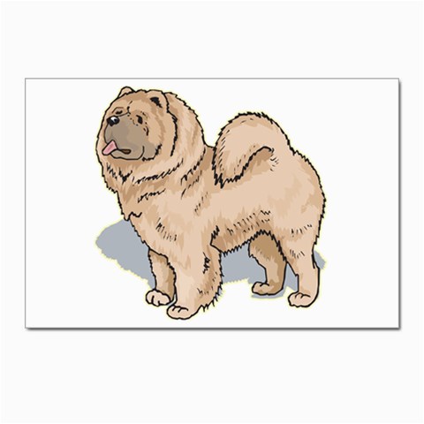 Chow Chow Postcards 5  x 7  (Pkg of 10) from ArtsNow.com Front