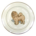 Chow Chow Porcelain Plate