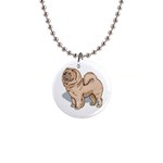 Chow Chow 1  Button Necklace