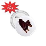 Dachshund 1.75  Button (10 pack) 