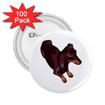 Dachshund 2.25  Button (100 pack)