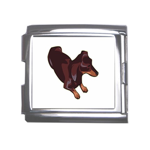 Dachshund Mega Link Italian Charm (18mm) from ArtsNow.com Front