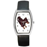 Dachshund Barrel Style Metal Watch