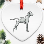 Dalmation Ornament (Heart)