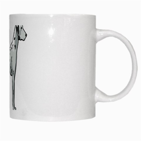 Dalmation White Mug from ArtsNow.com Right