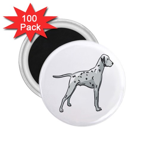 Dalmation 2.25  Magnet (100 pack)  from ArtsNow.com Front