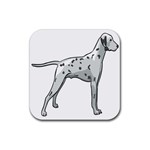 Dalmation Rubber Coaster (Square)