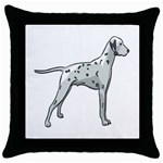 Dalmation Throw Pillow Case (Black)