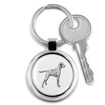 Dalmation Key Chain (Round)