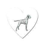 Dalmation Magnet (Heart)