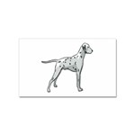 Dalmation Sticker Rectangular (10 pack)