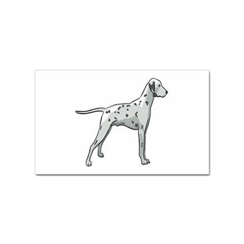 Dalmation Sticker Rectangular (100 pack) from ArtsNow.com Front