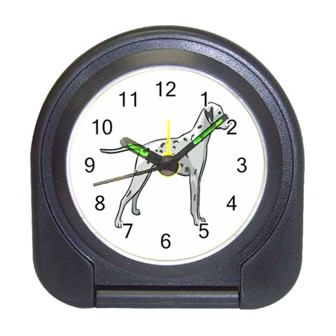 Dalmation Travel Alarm Clock from ArtsNow.com Front