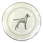 Dalmation Porcelain Plate